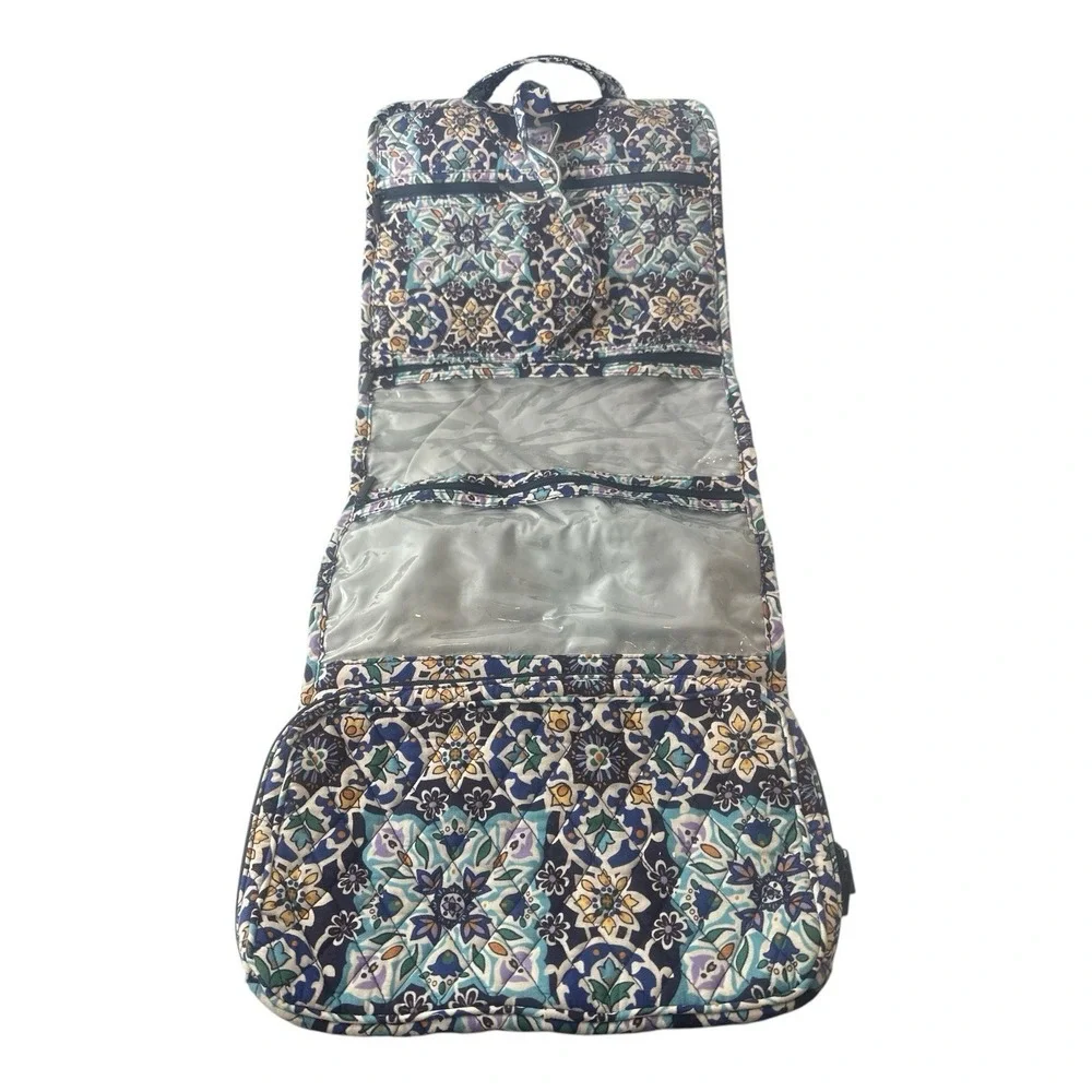 Vera Bradley Hanging Organizer Makeup Bag Travel Vacation